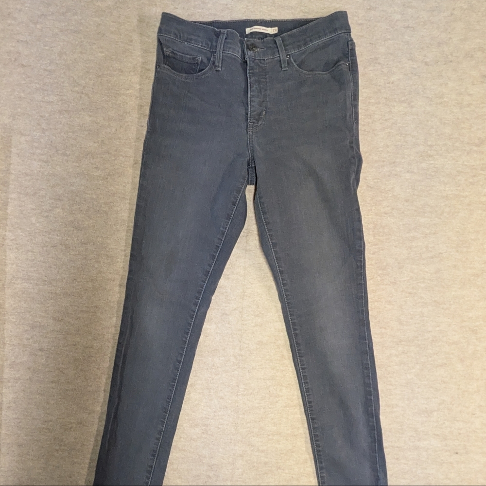 Levi's Charcoal Skinny 311 Shaping Skinny Jeans Size 28 Women's
